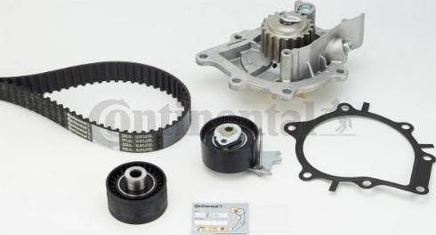 Continental CT1140WP2 - Комплект зубчатого ремня ГРМ autospares.lv