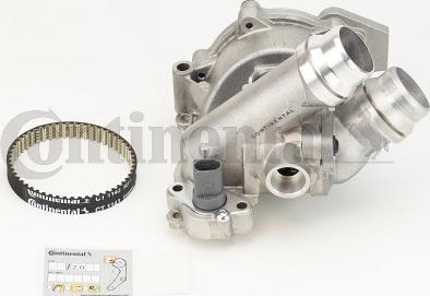 Contitech CT1143WP2 - Водяной насос + комплект зубчатого ремня ГРМ autospares.lv