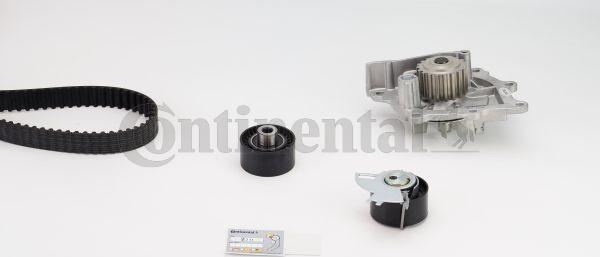 Contitech CT 1142 WP1 - Водяной насос + комплект зубчатого ремня ГРМ autospares.lv