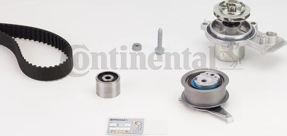 Contitech CT 1168 WP2 - Водяной насос + комплект зубчатого ремня ГРМ autospares.lv