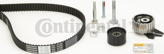 Contitech CT 1105 K3 - Комплект зубчатого ремня ГРМ autospares.lv