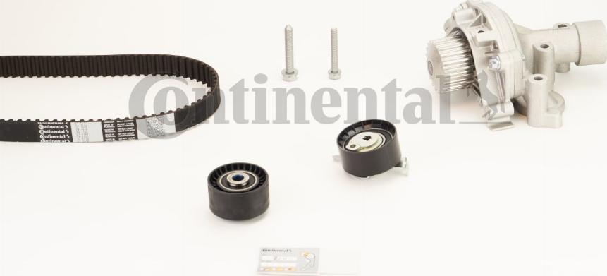 Contitech CT 1110 WP1 - Водяной насос + комплект зубчатого ремня ГРМ autospares.lv