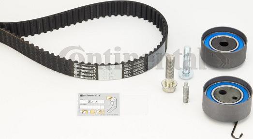 Contitech CT 1178 K1 - Комплект зубчатого ремня ГРМ autospares.lv