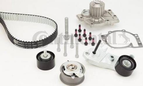 Continental CT1216WP2 - Водяной насос + комплект зубчатого ремня ГРМ autospares.lv