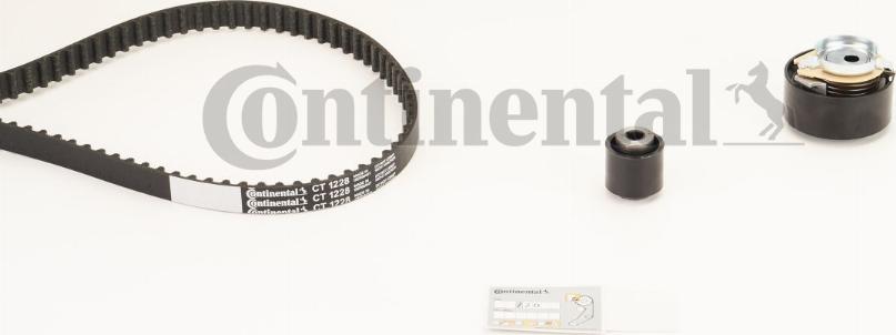 Contitech CT1228K1 - Комплект зубчатого ремня ГРМ autospares.lv