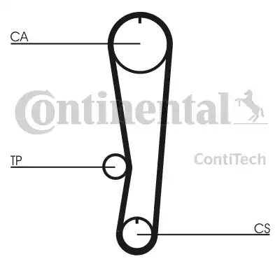 Continental CT757K1 - Комплект зубчатого ремня ГРМ autospares.lv