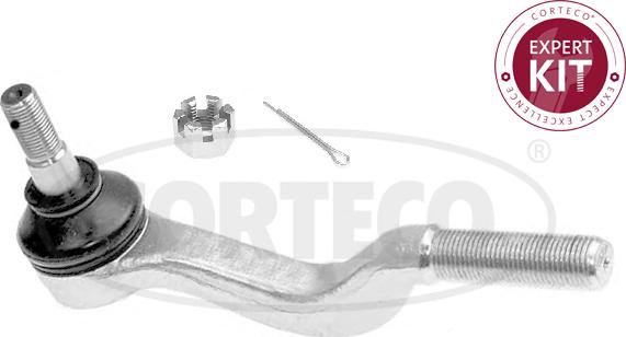 Corteco 49400870 - Наконечник рулевой тяги, шарнир autospares.lv