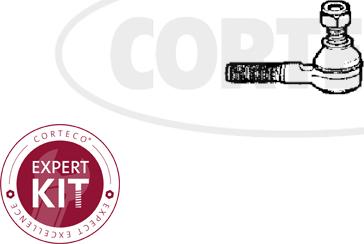 Corteco 49400399 - Наконечник рулевой тяги, шарнир autospares.lv