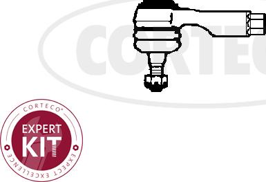 Corteco 49401491 - Наконечник рулевой тяги, шарнир autospares.lv