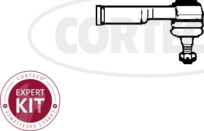 Corteco 49401025 - Наконечник рулевой тяги, шарнир autospares.lv