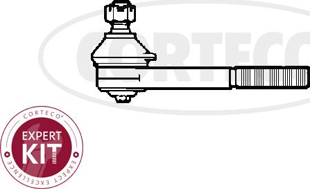 Corteco 49401360 - Наконечник рулевой тяги, шарнир autospares.lv