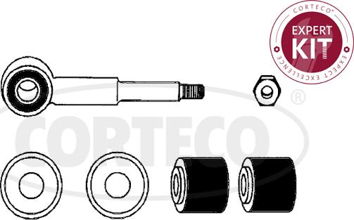 Corteco 49401309 - Тяга / стойка, стабилизатор autospares.lv