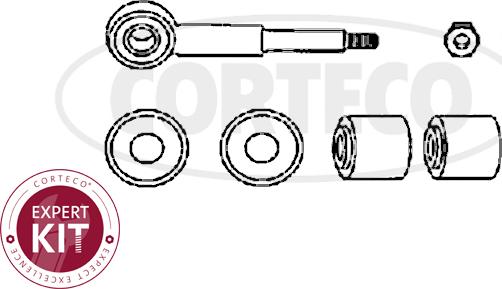 Corteco 49401307 - Тяга / стойка, стабилизатор autospares.lv