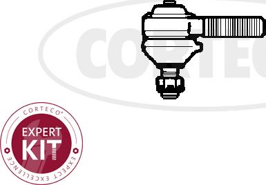 Corteco 49401384 - Наконечник рулевой тяги, шарнир autospares.lv