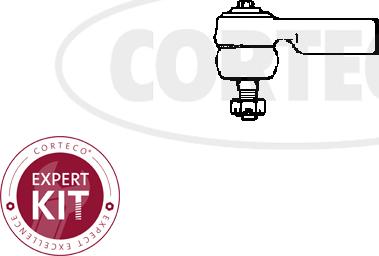 Corteco 49401723 - Наконечник рулевой тяги, шарнир autospares.lv