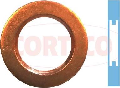 Corteco 49430663 - Прокладка, держатель форсунки autospares.lv