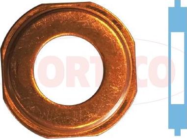 Corteco 49430759 - Прокладка, держатель форсунки autospares.lv