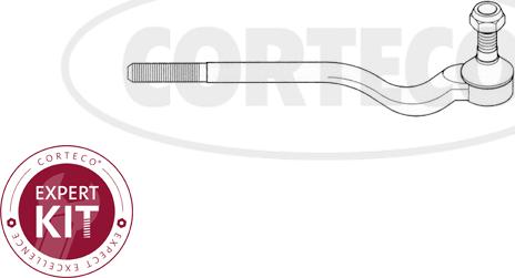 Corteco 49399697 - Наконечник рулевой тяги, шарнир autospares.lv