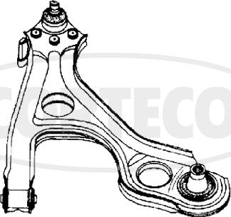 Corteco 49399156 - Рычаг подвески колеса autospares.lv
