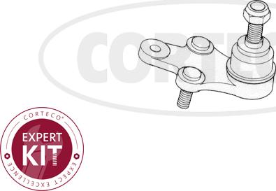 Corteco 49395999 - Шаровая опора, несущий / направляющий шарнир autospares.lv