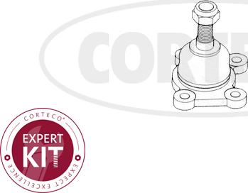 Corteco 49395800 - Шаровая опора, несущий / направляющий шарнир autospares.lv