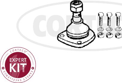 Corteco 49395750 - Шаровая опора, несущий / направляющий шарнир autospares.lv