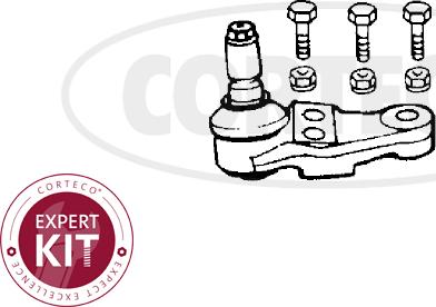 Corteco 49395705 - Шаровая опора, несущий / направляющий шарнир autospares.lv