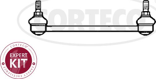 Corteco 49396110 - Тяга / стойка, стабилизатор autospares.lv
