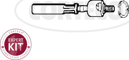 Corteco 49396800 - Осевой шарнир, рулевая тяга autospares.lv