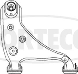 Corteco 49397453 - Рычаг подвески колеса autospares.lv