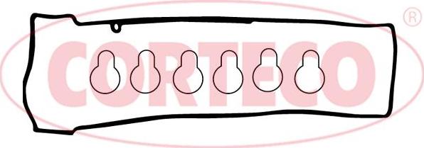 Corteco 440109H - Прокладка, крышка головки цилиндра autospares.lv