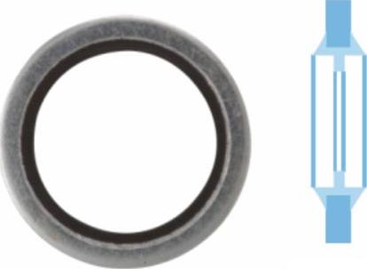 Corteco 005503H - Уплотнительное кольцо, резьбовая пробка маслосливного отверстия autospares.lv