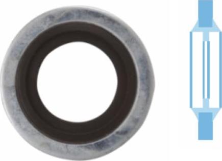 Corteco 006337H - Уплотнительное кольцо, резьбовая пробка маслосливного отверстия autospares.lv