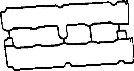 Corteco 026160P - Прокладка, крышка головки цилиндра autospares.lv