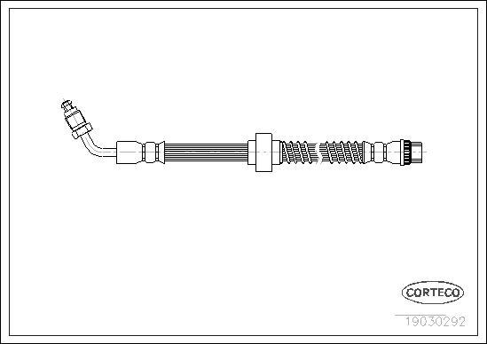 Corteco 19030292 - Тормозной шланг autospares.lv