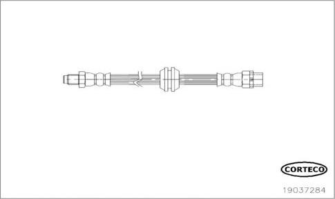 Corteco 19037284 - Тормозной шланг autospares.lv