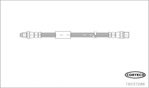 Corteco 19037286 - Тормозной шланг autospares.lv