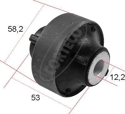 Corteco 80004750 - Сайлентблок, рычаг подвески колеса autospares.lv