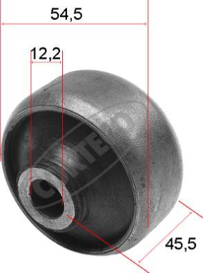 Corteco 80000476 - Сайлентблок, рычаг подвески колеса autospares.lv