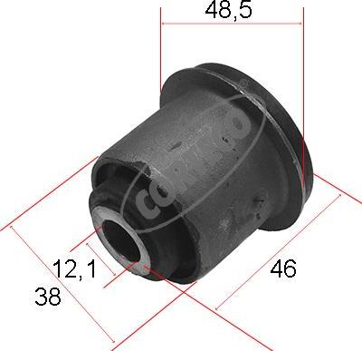 Corteco 80000516 - Сайлентблок, рычаг подвески колеса autospares.lv