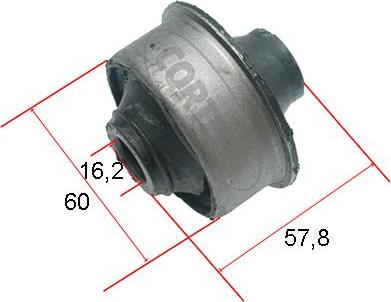 Corteco 21652944 - Сайлентблок, рычаг подвески колеса autospares.lv