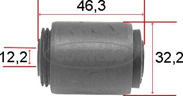 Corteco 21652451 - Сайлентблок, рычаг подвески колеса autospares.lv