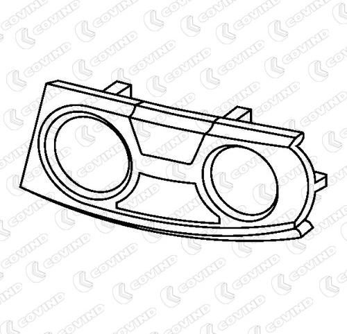 Covind 550/ 98 - Облицовка, противотуманная фара autospares.lv