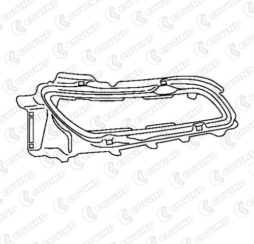 Covind CF6/104 - Кронштейн, противотуманная фара autospares.lv