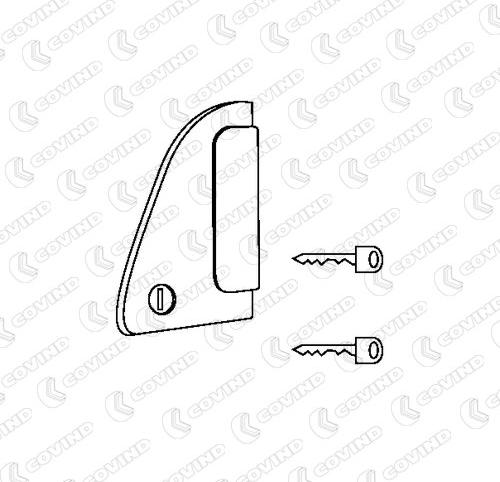 Covind CF0195 - Ручка двери autospares.lv
