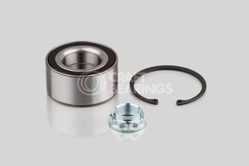 Craft Bearings 45CRB-3668ABS - Подшипник ступицы колеса, комплект autospares.lv