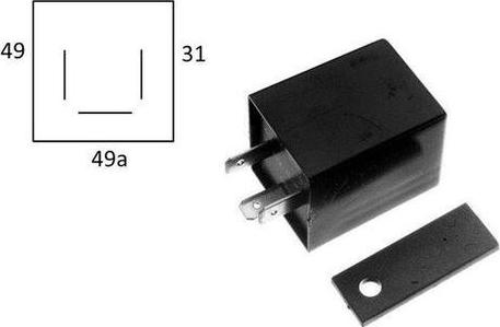 CSV electronic parts CRI4005 - Прерыватель указателей поворота autospares.lv