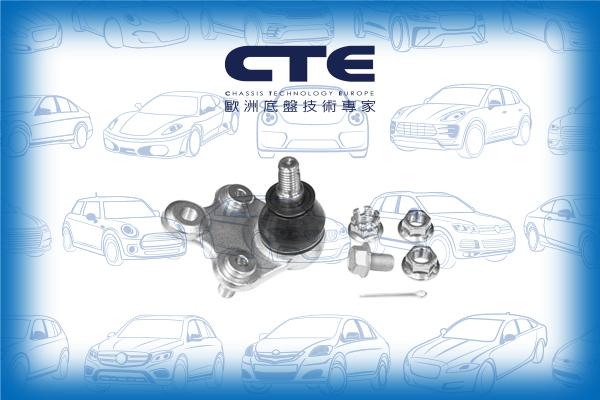 CTE CBJ01011A - Шаровая опора, несущий / направляющий шарнир autospares.lv