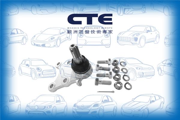 CTE CBJ08004A - Шаровая опора, несущий / направляющий шарнир autospares.lv