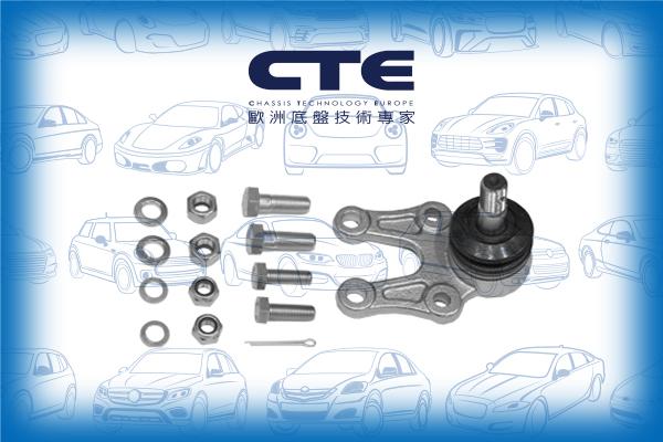 CTE CBJ02009A - Шаровая опора, несущий / направляющий шарнир autospares.lv